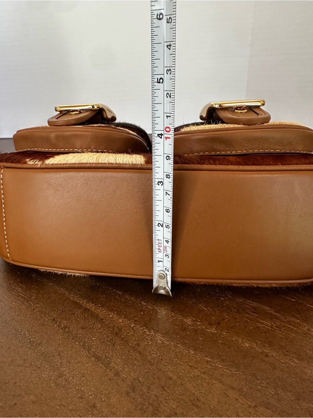 Coach Ashton Shoulder Bag in Haircalf with Cow Print - Picture 14 of 16